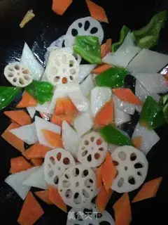 Make Four vegetables step 4