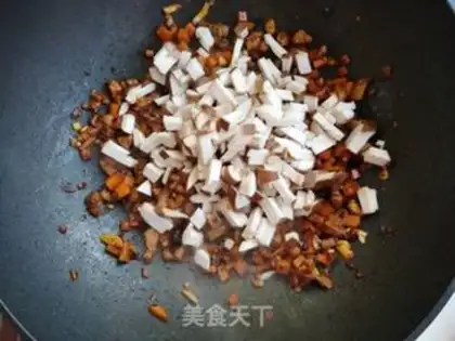 Make Spaghetti mushroom sauce step 9