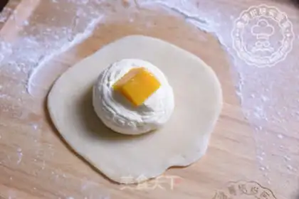 Make Japanese-rolled taro step 8