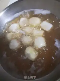 Make Japanese-rolled taro step 9