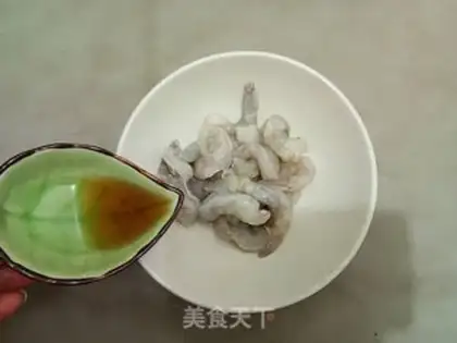 Make Shrimp tofu step 1