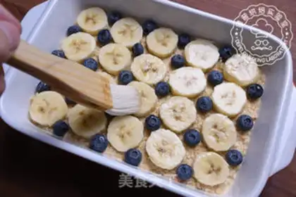 Make Blueberry banana roast oatmeal step 6