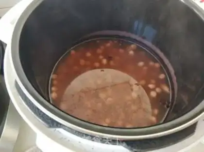Make Plumbing peanut rice step 5