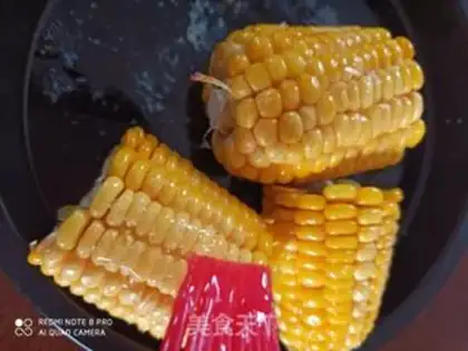 Make Butter honey roasted corn step 3