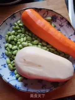 Make Lotus carrots with soybeans step 0