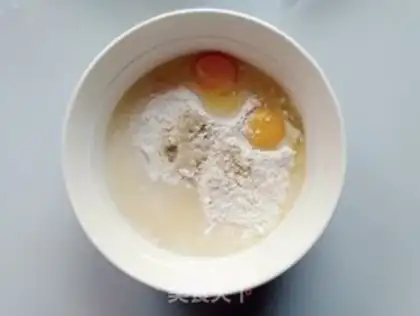 Make radish silver fish eggcake step 2