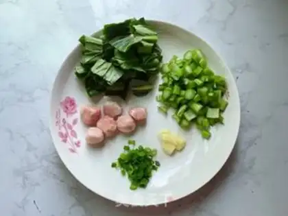 Make The meatball congee step 1