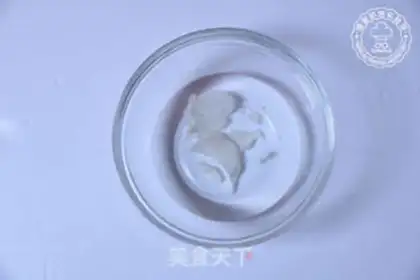 Make Ice sugar, gel ostrich nest step 0