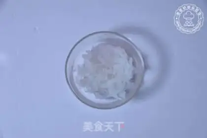 Make Ice sugar, gel ostrich nest step 1