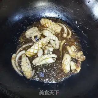 Make Squids with garlic step 6