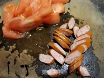 Make Tomato pretzels step 1