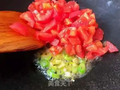 Make Gold pins, tofu soup step 2