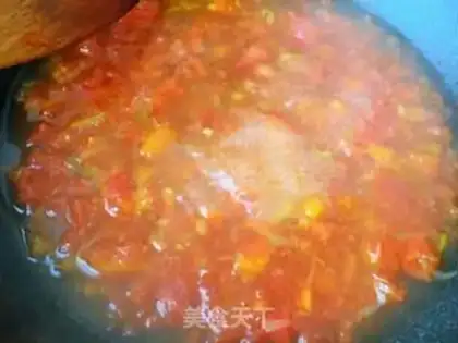 Make Gold pins, tofu soup step 3