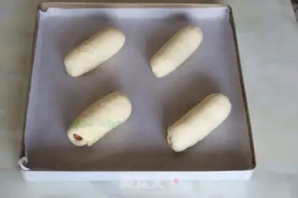 Make Ham bread step 6