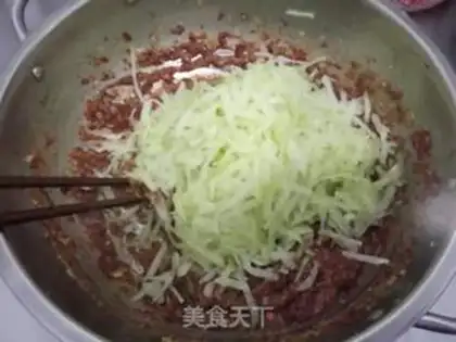 Make Beef hand dumplings step 5