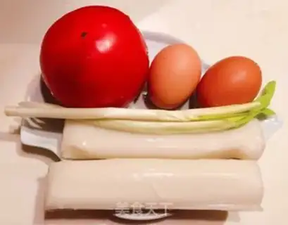 Make Tomato eggs, fried cake step 0
