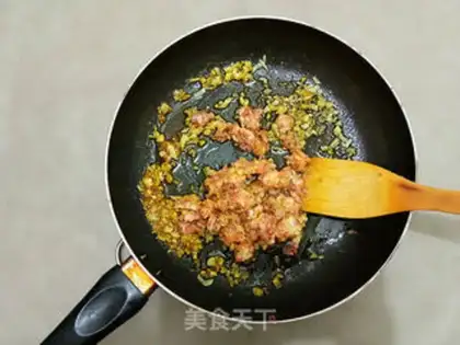 Make Curry fan shrimp step 5