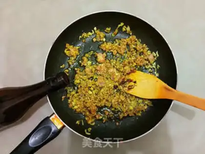 Make Curry fan shrimp step 6