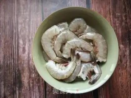 Make White shrimp step 0