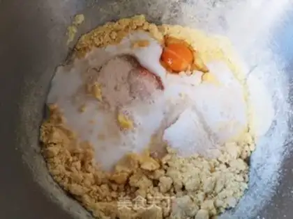 Make Corn powder potato bag step 1
