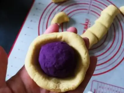 Make Corn powder potato bag step 8