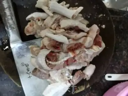 Make Chicken conch abalone step 0