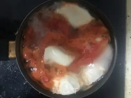 Make Tomato egg soup step 2