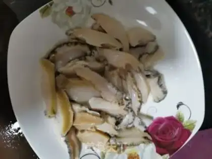 Make Chicken conch abalone step 2