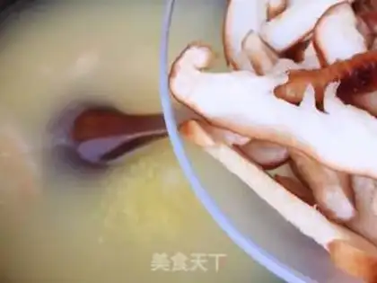 Make Shrimp mushroom porridge step 6