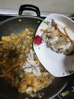 Make Chicken conch abalone step 7