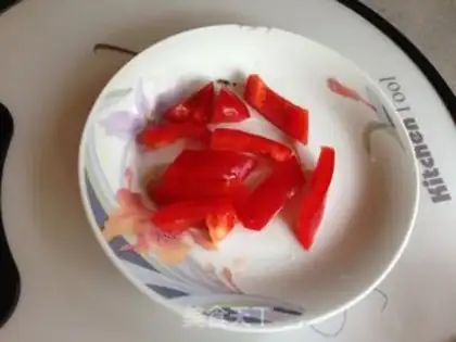 Make Five-colour shrimp balls step 1
