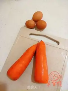 Make Carrot fried eggs step 0