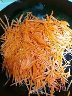 Make Carrot fried eggs step 6