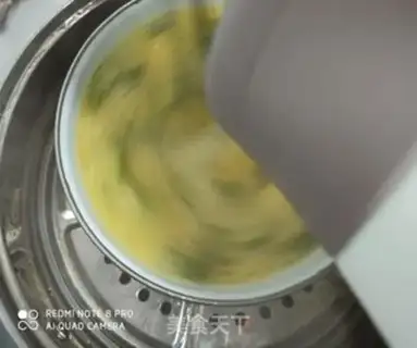 Make Autumn steamed eggs step 4
