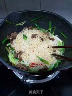 Make Beef four-season soy rice powder step 5