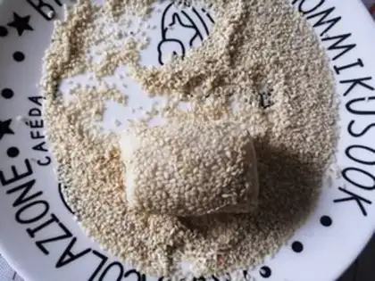 Make Sesame waffles step 12