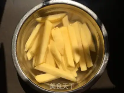 Make Homemade fries step 1
