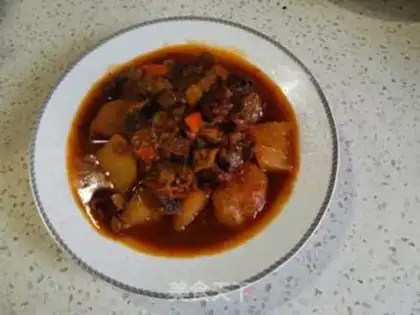 Make Potato beef step 17