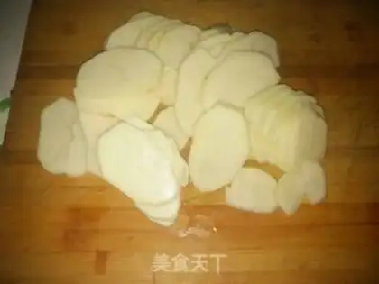 Make Fried potato chips step 1