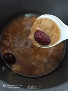 Make Black sugar congee step 6