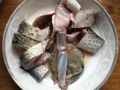 Make Red-burned mackerel step 0