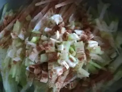 Make Five radishes step 3
