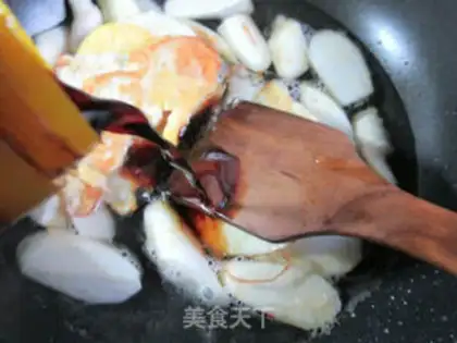Make Burn eggs white step 6