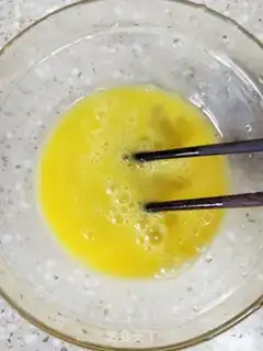 Make Nine-storey tower fried eggs step 5