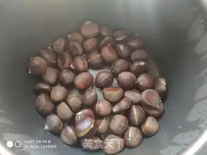 Make High pressure pot chestnuts step 4