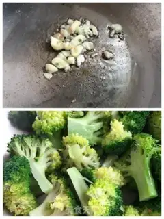 Make Fried broccoli step 1