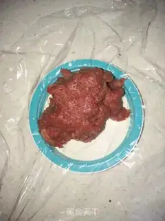 Make Burger beef cake step 5