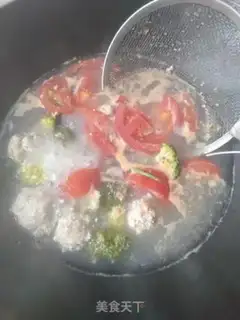 Make Tofu meatball soup step 3