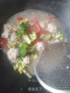 Make Tofu meatball soup step 4