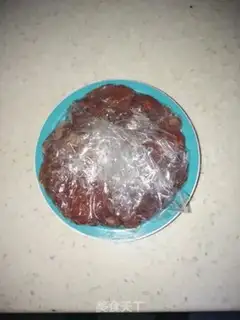 Make Burger beef cake step 7